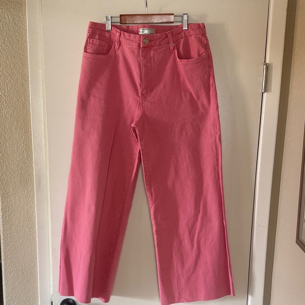 Kut from the Kloth Pink Wide Leg Jeans